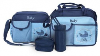 Set genti pentru mamici Luna Navy 