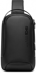 Rucsac crossbody/de umar multifunctional cu port de incarcare USB Bange Negru 