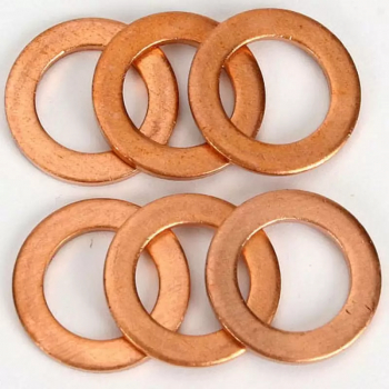 Set 10 saibe 14 x 20 x 1.5mm din cupru pentru baia de ulei 