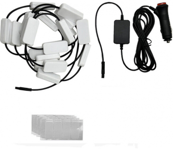 Set 20 LED RGB neon lumini ambientale pentru luneta 