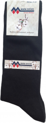 Sosete lungi barbati Mara Socks bumbac negru 41-44 EU 