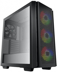 Carcasa Deepcool CG560 Middle Tower, Tempered Glass, Neagra r-cg560-bkaae4-g-1 