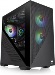 Carcasa Thermaltake Divider 170 MiniTower, Tempered Glass, aRGB, Neagra ca-1s4-00s1wn-00