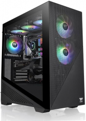 Carcasa Thermaltake Divider 370 MiddleTower, Tempered Glass, aRGB, Neagra ca-1s4-00m1wn-00 