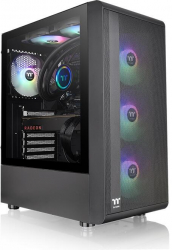 Carcasa Thermaltake S200 Mid Tower, Tempered Glass, aRGB, Neagra ca-1x2-00m1wn-00 