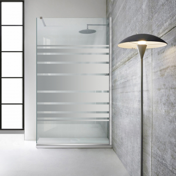 Paravan dus walk-in Aqua Roy INOX model Multiline incolor 110x195 cm sticla 8 mm clara securizata 