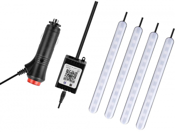 Set 4 Benzi LED RGB auto F11 functie sonora 16.2 cm 