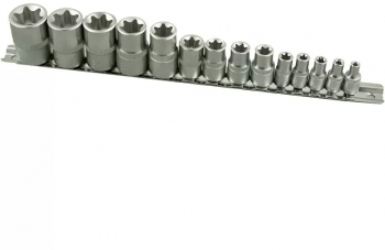 Set cu 14 tubulare torx E4-E24 