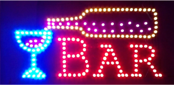 Reclama luminoasa OEM BAR de interior 50x25cm 