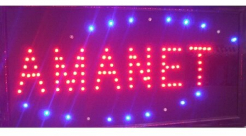 Reclama Text LED Amanet / de interior animatie luminoasa dinamica MyStyle and reg 