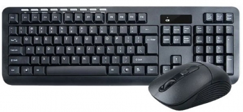 Kit mouse si tastatura fara fir Wireless 2.4G de birou pentru computer sau laptop OMC 