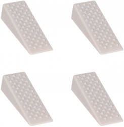 Set opritoare de usi din plastic ABS 4 piese Alb JMB-BBL6803 