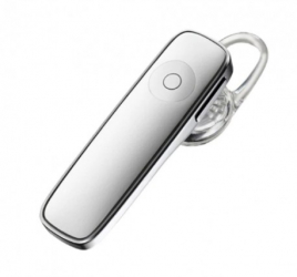 Casca Bluetooth Techstar and reg M165 Alb Sunet HD Autonomie Mare Elegant Active Noise-Cancellation 
