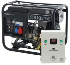 Generator de curent Diesel Blackstone OFB 8500-3 D-ES putere nominala 6 kW Trifazat AVR ATS pornire automata 