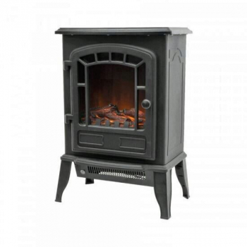 Semineu electric Home FKK 15 putere 1000/2000 W Negru 