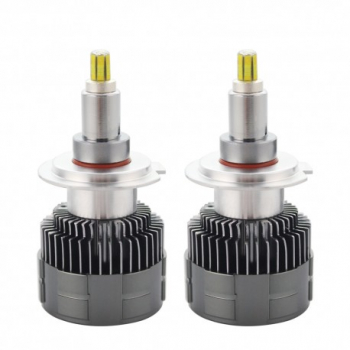 Set 2 LED-uri Auto Techstar® 360 H7 45w 6000 Lumeni 6500K AUTO 12-24 Volti CSP Canbus Miez Cupru Ra 