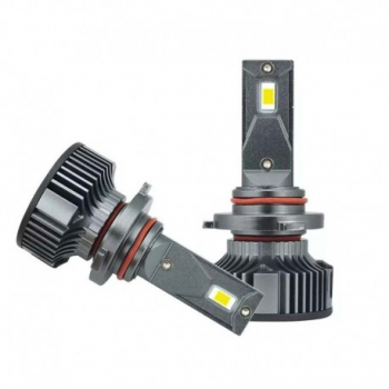 Set 2 LED-uri Auto Techstar and reg K9 H1 50w 6000 Lumeni 6500K AUTO 12-24 Volti CSP Canbus Miez Cupru Rad 