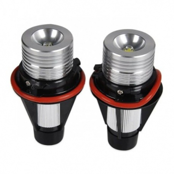 Set 2 LED-uri Marker Techstar and reg Angel Eyes 5W BMW E39 E61 E63 E65 X5 6500K Aluminiu 