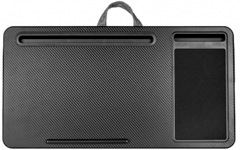 Stand Laptop cu Suport Tableta si Telefon Incorporat Portabil cu Perna Multifunctional Negru 