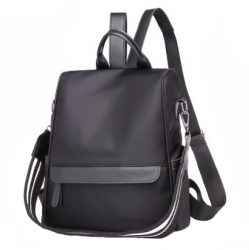 Rucsac dama impermeabil antifurt Escalate 28x15x30 cm Negru 