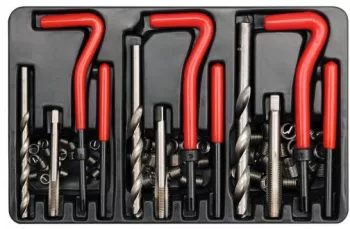 Set pentru reparat filete Yato YT-1769 88 buc M6 M8 M10 