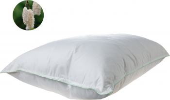 Perna DECONA 100 bumbac cu umplutura naturala KAPOK 50 x 70 cm alba 