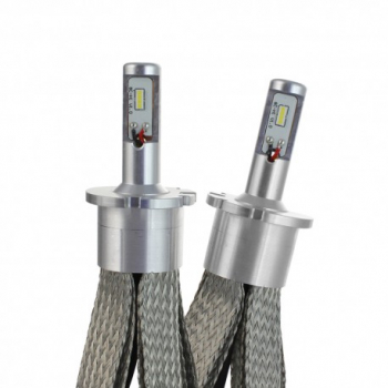Set 2 LED-Uri Auto Techstar® 8C D4 80w 8000 Lumeni 6500K AUTO 12-24 Volti COB Radiator Aluminiu Si Cup 