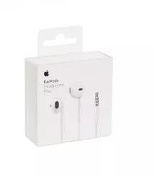Casti Apple hands-free cu volum control si microfon pentru iPhone conector Jack Alb BBL997 