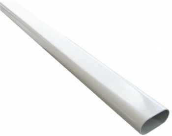 Bara pentru umerase ovala alba 30x15 mm lungime 1 m 