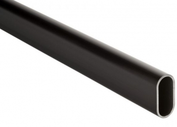 Bara pentru umerase ovala neagra 30x15 mm lungime 1 m 