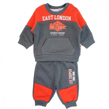 Compleu copii Lee Cooper de culoare gri pentru sezonul rece 