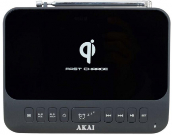 Radio cu ceas Akai USB/BT AKAI ACRB-1000 Wireless Fast Charging 