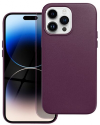 Husa Compatibila cu Apple iPhone 14 Pro Max iberry Piele MSafe Violet 