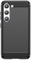 Husa Compatibila cu Samsung Galaxy S23 iberry Carbon Negru 
