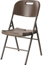 Scaun Hondur pliabil cadru metal 45x50x88 cm maro 1 