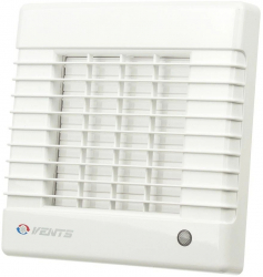 Ventilator de perete Vents D 100 mm 98 m3/h cu jaluzele automate si intrerupator snur 
