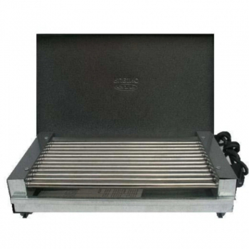 Grila electrica Rubino EC-2K 2000 W Zona de lucru 38x24 cm Tava de grasime Gri 