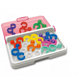 Joc educativ pentru dezvoltarea inteligentei Bind and Push Multicolor JMB-BBL7117 
