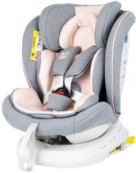 Scaun Auto Tweety Plus DELUXE BUF BOOF Pink cu Isofix rotativ 360 grade 0 36 kg 