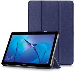 Husa flip pentru Huawei MatePad Pro 11 2022 piele ecologica Office Design Albastru KOF-BBL7141 