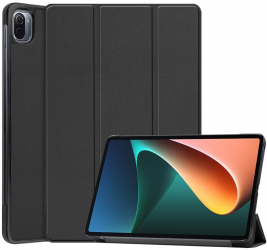 Husa flip pentru Huawei Pad 5 Pro 12.4 piele ecologica Office Design Negru KOF-BBL7147 