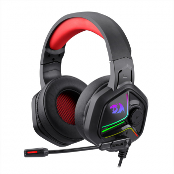 Casti Gaming Redragon Ajax iluminare RGB Negru 
