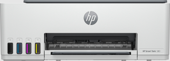 Imprimanta InkJet Monocrom HP Smart Tank 580 All-in-One A4 Wi-Fi Alb 