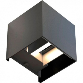Aplica Exterior Techstar® LED Light CUBE Putere 6W Rezistenta la Apa si Praf Alb Natural 4000K Aluminiu 