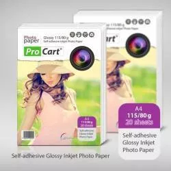 Hartie Procart FOTO High Glossy autoadeziva 115 80g A4 