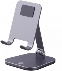 Stand Telefon Aluminium MTP Mini Unghi inclinare reglabil suprafata aderenta Space Gray 