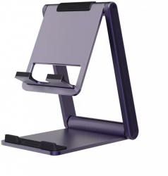 Stand/Suport Aluminium MTP pentru telefonul mobil Pliabil Unghi inclinare reglabil model 2022 Space Gray 