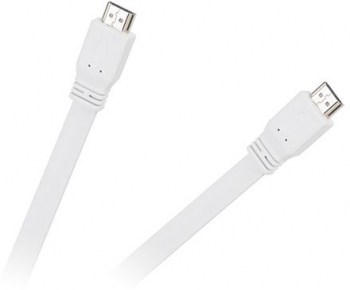 Cablu Hdmi alb plat v1.4 1.8m Cabletech