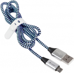 Cablu USB 2.0 AM - micro 1.0m Tracer negru-albastru