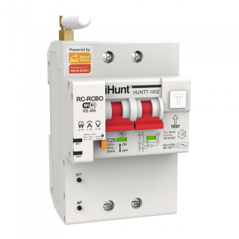 Siguranta automata inteligenta cu contorizare iHunt Home WIFI Smart Metering Leakage Circuit Breaker 2P 100A 
